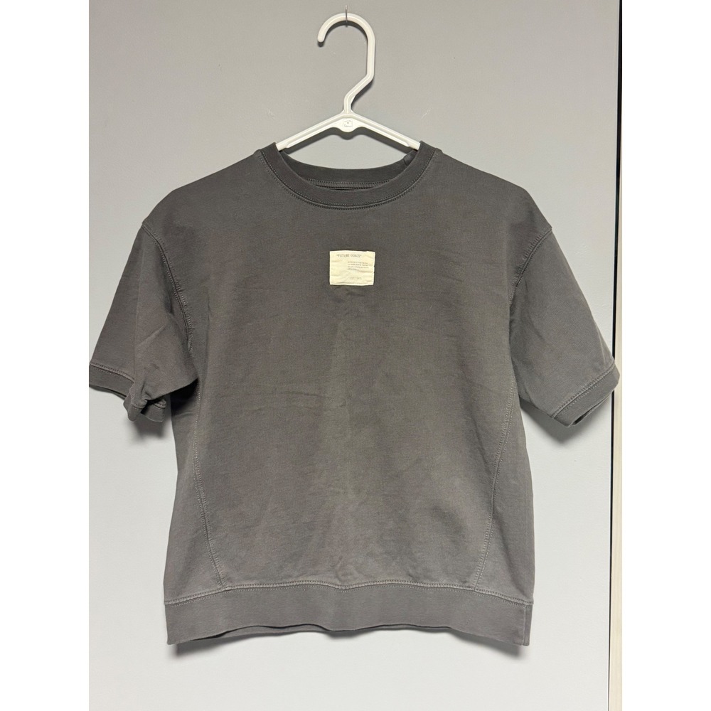 ZARA‎ Kids Grey Short Sleeve Sweatshirt Top Est 1975 Future Goals Size 11-12